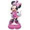 Globo de aluminio Minnie Mouse Forever Disney Airloonz de 48 pulgadas | Mide 4 pies de alto, ¡no requiere helio!