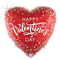 Globo de lámina holográfica con corazones de confeti de San Valentín de 18" (P4) | Compra 5 o más y ahorra un 20 % 