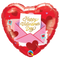 Globo de aluminio con forma de corazón y carta de amor de San Valentín de 18" (P3) | Compre 5 o más y ahorre un 20 %
