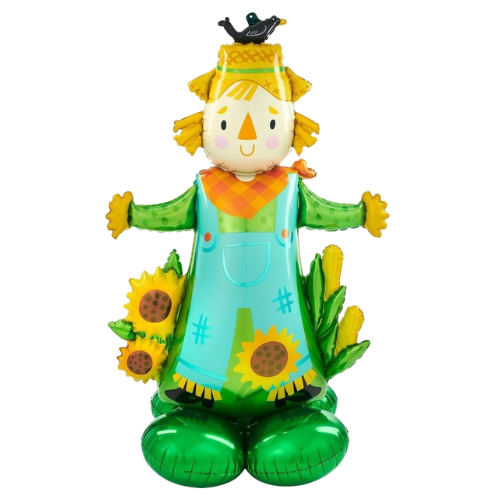 56" Scarecrow Airloonz Foil Balloon (P20) | Stands Over 4 Feet Tall - No Helium Required!
