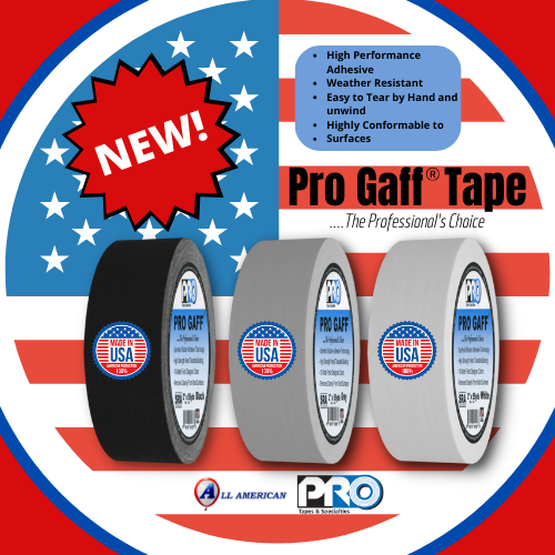 Cinta Pro Gaff® (2" x 55 yardas) - Adhesivo profesional