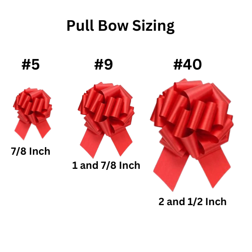 Embossed Pull Bows - The Perfect Bow | Variety Of Sizes!