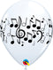 11" Music Notes Latex Balloon | 50 Count