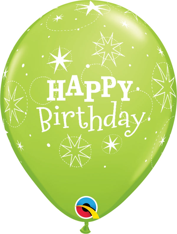 Globos de látex brillantes de cumpleaños de 11.0 in | 50 unidades