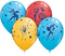 Surtido de globos de látex de 11" DC Super Hero Girls Stars | 25 unidades
