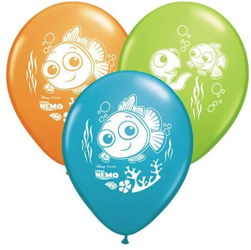 11" Finding Nemo Latex Balloons Assortment | 25 Count