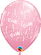 11" It's A Girl-A-Round Latex Balloon | 50 Count