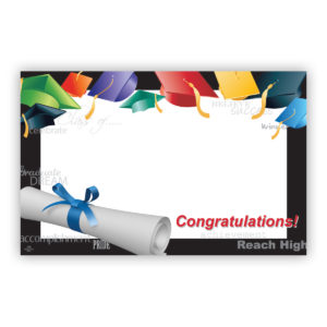 Felicitaciones Diploma Graduación Recinto Tarjetas | 50 unidades