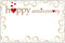 Anniversary Golden Swirls & Red Hearts Enclosure Cards | 50 Count