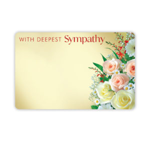With Deepest Sympathy Enclosure Cards | 50 Count | Clearance - While Supplies Last