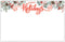 Happy Holidays Berries & Pinecone Enclosure Cards | 50 Count
