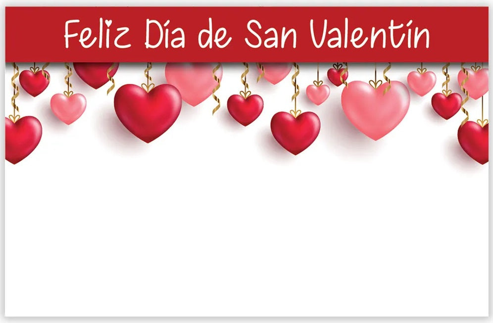 Feliz Dia De San Valentin Enclosure Cards | 50 Count