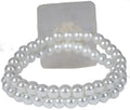 Sweet Pea Flower Pearl Elastic Corsage Bracelet | 2 Count - Just Add Flowers!