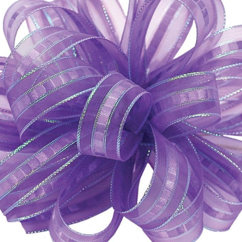 #3 Offray Veronica Sheer Ribbon - 5/8 Inch Wide, 25 Yards Long | 1 Spool