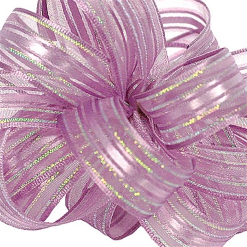 #3 Offray Veronica Sheer Ribbon - 5/8 Inch Wide, 25 Yards Long | 1 Spool