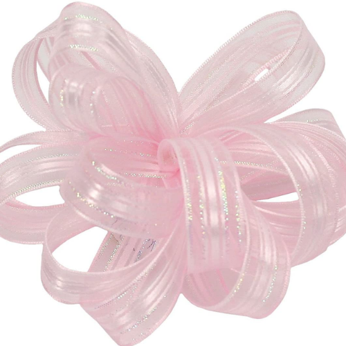 #3 Offray Veronica Sheer Ribbon - 5/8 Inch Wide, 25 Yards Long | 1 Spool