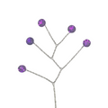 Quintet - Wired Rhinestone Floral Accessories | 12 Count