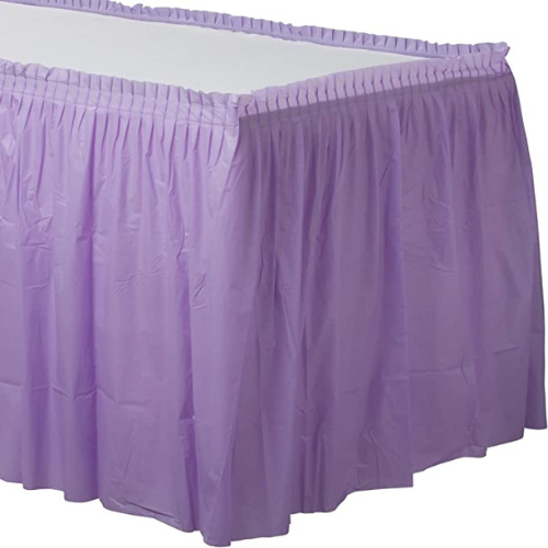 Amscan Plastic Table Skirts | 1 Count