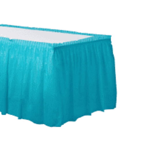 Amscan Plastic Table Skirts | 1 Count