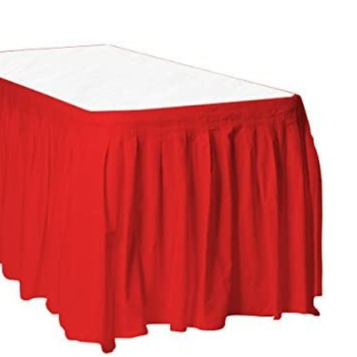 Amscan Plastic Table Skirts | 1 Count