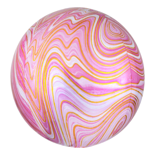 15" Orbz® XL™ Marblez™ Balloons - Globe Shaped | 1 Count