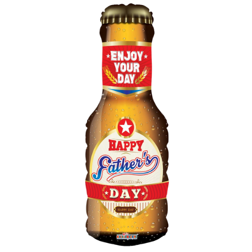 36" Father's Day Beer Shape Foil Balloon (P24)