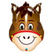 14" Hilarious Horse Flat Foil Balloon (D) | Buy 5 Or More Save 20%