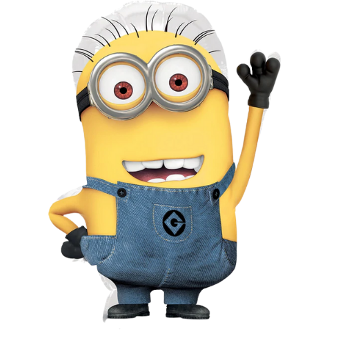 14" Despicable Me Minion Foil Balloon | Buy 5 Or More Save 20%