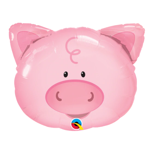 36" Playful Pig Foil Balloon