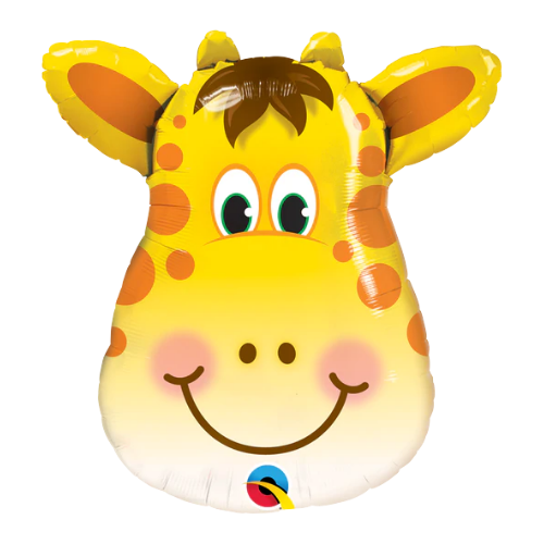 Globo de relleno de aire plano Jolly Giraffe de 14" | compre 5 o más y ahorre un 20 %