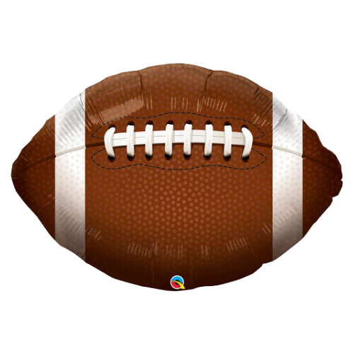 18" Football Foil Balloon | Buy 5 Or More Save 20%