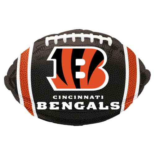 17" Anagram Cincinnati Bengals NFL Football Foil Balloon | Buy 5 Or More Save 20%