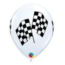 11" Racing Flags Latex Balloon | 50 Count