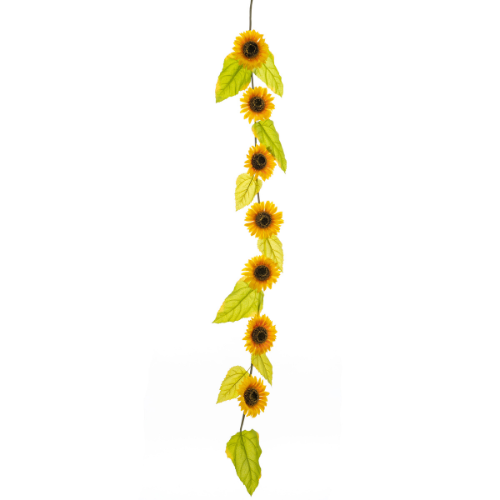 75" Artificial Sunflower Cane Garland | 1 Count