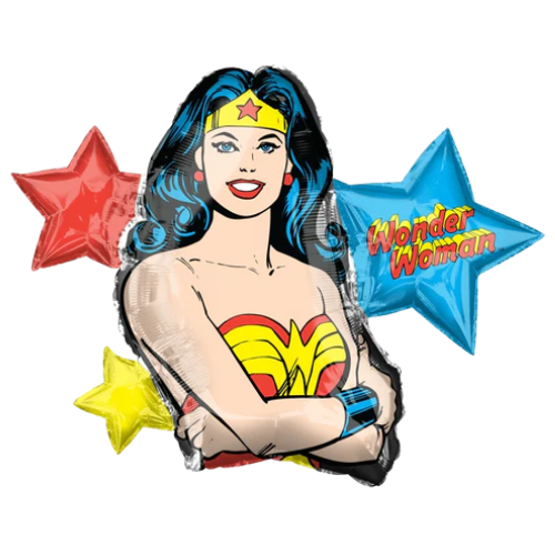 36" Wonder Woman Super Shape Foil Balloon
