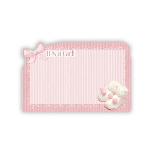 It's A Girl! Enclosure Cards | 50 Count | Clearance - While Supplies Last