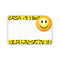 Ningún recinto de la cara sonriente del sentimiento tarjetas de felicitación | 50 unidades