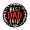 18" Best Dad Ever Foil Balloon (P18) | Buy 5 Or More Save 20%