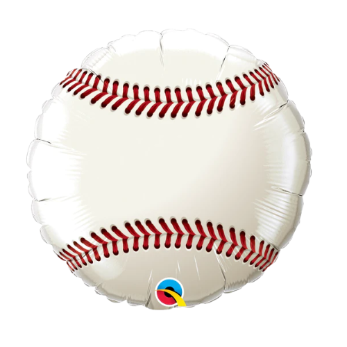 18" Baseball Foil Balloon | Buy 5 Or More Save 20%