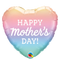 Globo de corazón de papel de aluminio Ombre pastel para el Día de la Madre de 18" (P8) | Compre 5 o más y ahorre 20 %