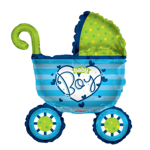 Globo de aluminio con relleno de aire para cochecito de niña de 14" | Compre 5 o más y ahorre un 20 %
