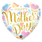 Globo de papel de aluminio con corazones pastel para el Día de la Madre de 18" (P8) | Compre 5 o más y ahorre un 20 %
