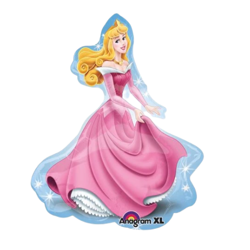 14" Princess Sleeping Beauty Airfill Foil Balloon | Buy 5 Or More Save 20%