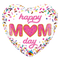 18" M(Heart)M Day Sprinkles Foil Globo con forma de corazón (P8) | Compre 5 o más y ahorre un 20 %