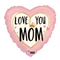 18" Love You Mom Crown Foil Heart Balloon (P8) | Buy 5 Or More Save 20%