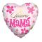 18" Te Quiero Mamá Pink Heart Foil Balloon (WSL) | Clearance - While Supplies Last