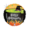 Globo de lámina holográfica (WSL) con caldero de Halloween de 18" | Liquidación: hasta agotar existencias
