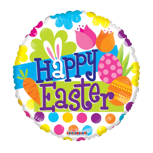 Globo de aluminio con letras de Pascua de 18" | Compre 5 o más y ahorre un 20 %