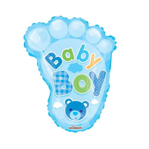 14" Baby Foot Airfill Foil Balloon | Buy 5 Or More Save 20%