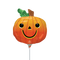 14" Smiley Pumpkin Foil Airfill Balloon (P13) | Buy 5 Or Morea Save 20%